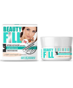 BELKOSMEX BEAUTYFILL Nakts sejas krēms Kompleksā atjaunināšana, 48 g
