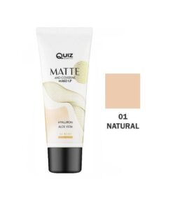 QUIZ Matējošs un pārklājošs tonālais krēms No 1 Natural, 30 ml