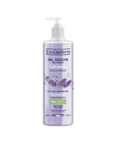 EVOLUDERM Lavender Relaksējoša dušas želeja ar lavandas aromātu, 500 ml