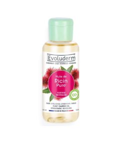 EVOLUDERM Huile de Ricin Rīcineļļa matiem, skropstām, uzacīm un nagiem, 100 ml