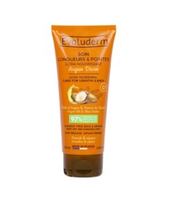 EVOLUDERM Argan Divin Ultra barojošs matu kopšanas līdzeklis garumam un galiem sausiem un bojātiem matiem, 100 ml