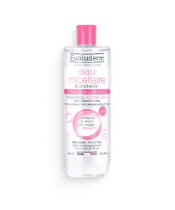 EVOLUDERM Mitrinošs micelārais ūdens sausai un jutīgai ādai, 250 ml