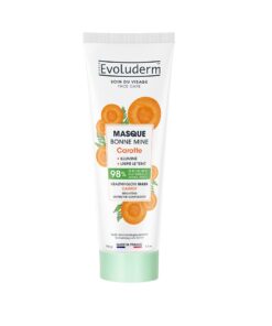 EVOLUDERM Sejas maska ādas mirdzumam Burkāns, 150 g
