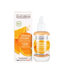 EVOLUDERM Īpaši mitrinošs C vitamīna serums ar apelsīna ekstraktu un hialuronskābi, 30 ml
