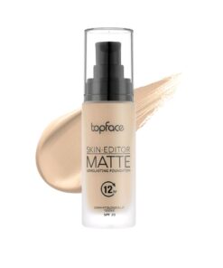 TOPFACE Skin Editor Matēts ilgnoturīgs tonālais krēms 12 H, SPF 20, 004, 32 ml
