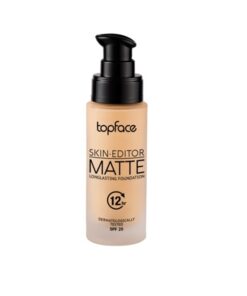 TOPFACE Skin Editor Matēts ilgnoturīgs tonālais krēms 12 H, SPF 20, 008, 32 ml