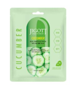 JIGOTT Cucumber Auduma sejas maska ar gurķa ekstraktu, 27 ml