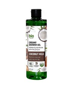 BIO NATURELL Krēmveida dušas želeja Kokosriekstu pieniņš, 473 ml