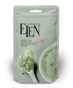 ELEN COSMETICS Zaļais māls ar diždadža un arnikas ekstraktiem, 40 g