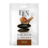 ELEN COSMETICS Intensīvā auduma sejas maska Snail Mucin & Collagen, 25 ml