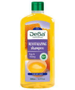 DeBa NATURAL BEAUTY Atjaunojošs šampūns ar olu proteīniem un medu, 500 ml