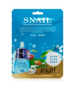 EKEL SNAIL Īpaši mitrinoša auduma sejas maska ar gliemežu mucīna ekstraktu, 25 ml