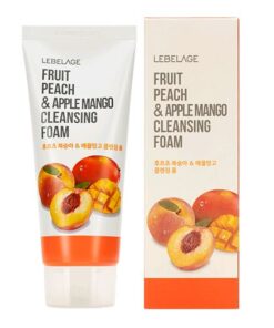 LEBELAGE Mazgāšanas putas ar persiku un ābolu mango ekstraktu, 100 ml