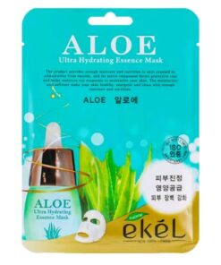 EKEL Aloe Īpaši mitrinoša auduma sejas maska ar alvejas ekstraktu, 25 ml