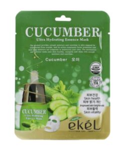 EKEL Cucumber Īpaši mitrinoša auduma sejas maska ar gurķa ekstraktu, 25 ml