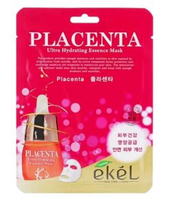 EKEL Placenta Īpaši mitrinoša auduma sejas maska ar placentas ekstraktu, 25 ml