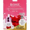 EKEL Rose Īpaši mitrinoša auduma sejas maska ar rožu ekstraktu, 25 ml