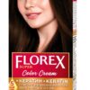 FLOREX SUPER Noturīga matu krēmkrāsa Nr. 2.3 Šokolāde, 2x25/25ml, 10 ml