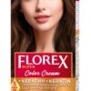 FLOREX SUPER Noturīga matu krēmkrāsa Nr. 4.2 Samta kastanis, 2x25/25ml, 10 ml