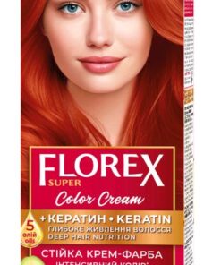 FLOREX SUPER Noturīga matu krēmkrāsa Nr. 8.3 Mango, 2x25/25ml, 10 ml