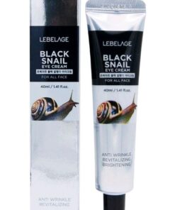 LEBELAGE Black Snail Acu krēms ar gliemežu mucīna ekstraktu, 40 ml