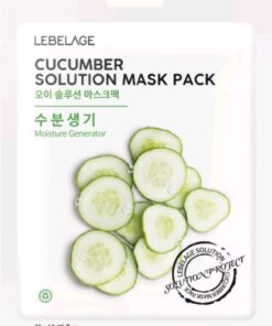 LEBELAGE CUCUMBER Auduma sejas maska ar gurķu ekstraktu, 25 g