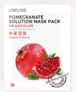 LEBELAGE POMEGRANATE Auduma sejas maska ar granātābolu ekstraktu, 25 g