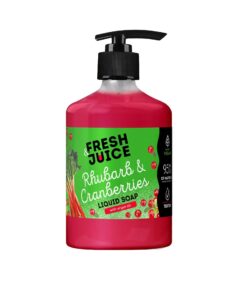 FRESH JUICE Šķidrās ziepes Rabarbers un dzērvenes, 460 ml