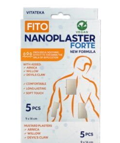 VITATEKA Fito nanoplāksteris Forte, 5 gab. (9x14cm)