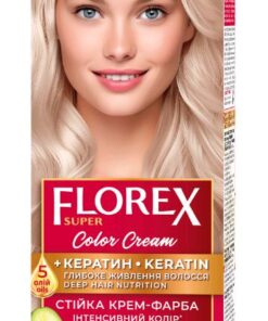 FLOREX SUPER Noturīga matu krēmkrāsa Nr. 9.4 Arktisks blonds, 2x25/25ml, 10 ml