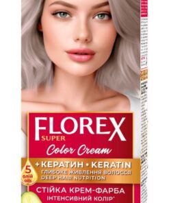 FLOREX SUPER Noturīga matu krēmkrāsa Nr. 9.6 Dūmakains opāls, 2x25/25ml, 10 ml