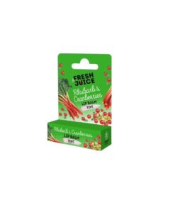 FRESH JUICE Lūpu balzams Rabarbers un dzērvenes, 3,6 g