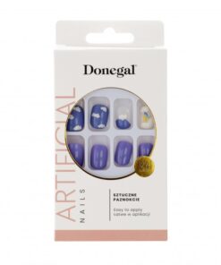 DONEGAL mākslīgo nagu komplekts Sky Up, 24gab.