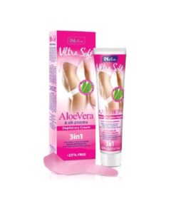 INELIA Ultra Soft Aloe Vera & Silk Proteins Depilācijas krēms, 125 ml