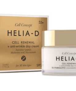 HELIA-D Cell Concept šūnu atjaunojošs un pretgrumbu dienas krēms 55+, 50 ml