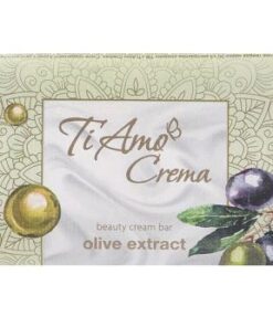 TI AMO CREMA Tualetes kosmētiskās krēmziepes ar olīvu ekstraktu, 125 g