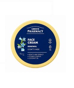 GREEN PHARMACY Pretnovecošanās sejas krēms Kazas Piens, 200 ml
