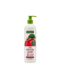 COSMEPLANT Matu krāsu aizsargājošs šampūns ar ābolu ūdeni un hialuronskābi krāsotiem matiem, 400 ml