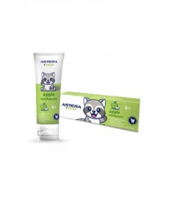 ASTERA Kids Zobu pasta bērniem Ābols 6+, 65 ml