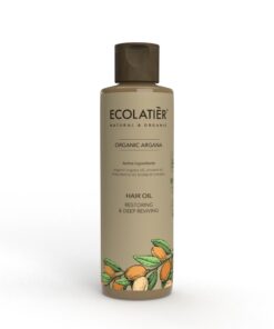 ECOLATIER Organic Argana Eļļa matiem Atjaunošana un dziļa atdzīvināšana, 200 ml