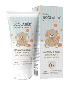ECOLATIER Mommy&Baby Bērnu krēms ar pantenolu 0+, 100 ml