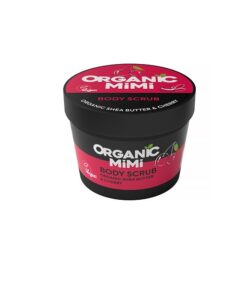 ORGANIC MIMI Ķermeņa skrubis Organic Shea Butter & Cherry, 120 g
