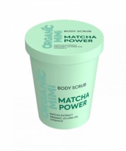 ORGANIC MIMI Matcha Power Ķermeņa skrubis, 250 g