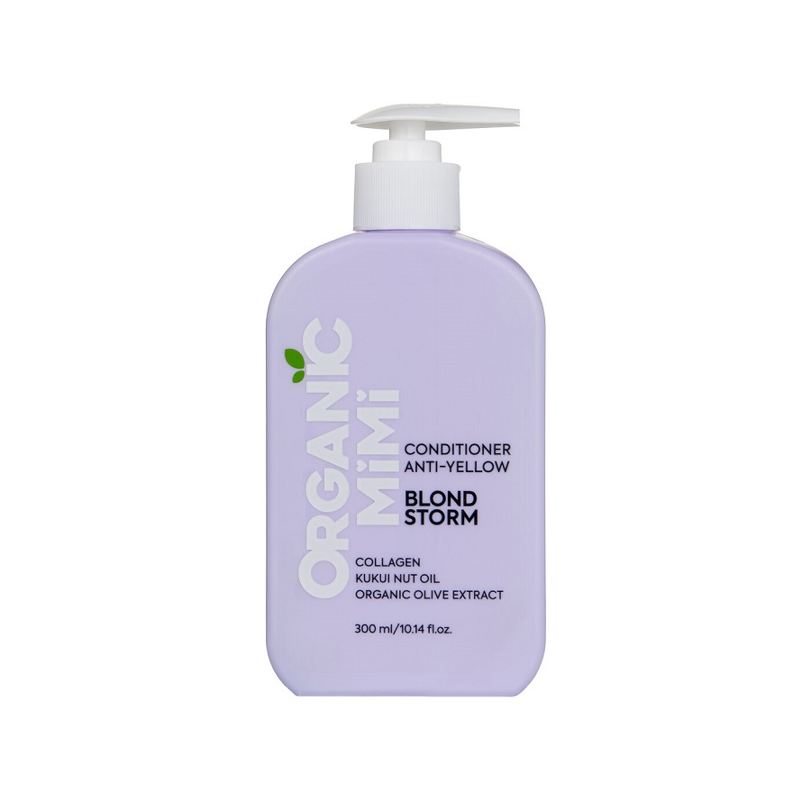 ORGANIC MIMI Blond Storm Anti-Yellow Kondicionieris balinātiem matiem, 300 ml