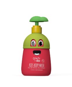 HISKIN CRAZY for KIDS Bērnu dušas želeja ar ličī un arbūzu aromātu, 500 ml
