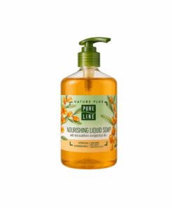 PURE LINE Barojošas šķidrās roku ziepes ar smiltsērkšķi un vērtīgām eļļām, 460 ml