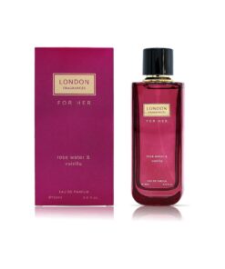 FINE PERFUMERY London Fragrances Rose Water & Vanilla Parfimērijas ūdens sievietēm, 100 ml