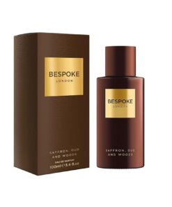 BESPOKE London Saffron, Oud and Woods Parfimērijas ūdens vīriešiem, 100 ml