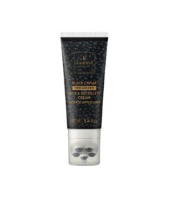 FAMIREL Black Caviar ādas nostiprinošs krēms kaklam un dekoltē zonai ar masāžas aplikatoru, 100 ml