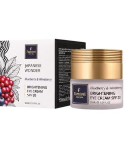 FAMIREL Japanese Wonder Melleņu un Japāņu kazeņu izgaismojošs acu krēms ar SPF 20, 30 ml